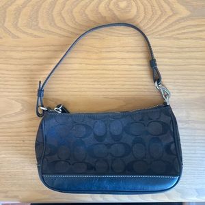 Coach Black and Brown Signature Bag